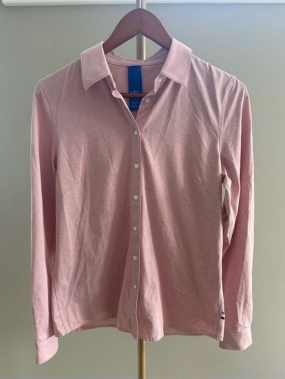 Kit and Ace Light Pink Long-Sleeve Button-Down Shirt